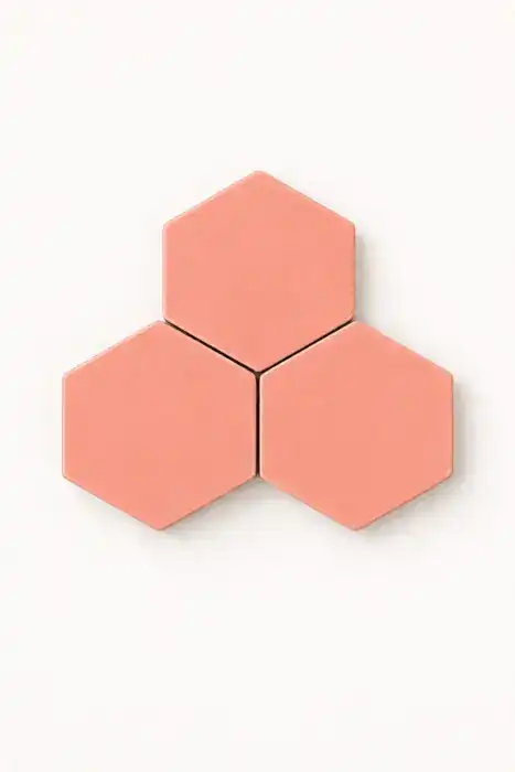 Hexagonito Mate Palo de Rosa